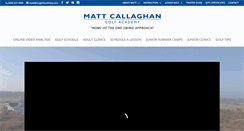 Desktop Screenshot of mcgolfacademy.com